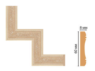 Декоративный угловой элемент Decomaster 186-1-11