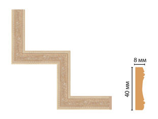 Декоративный угловой элемент Decomaster 188-1-11