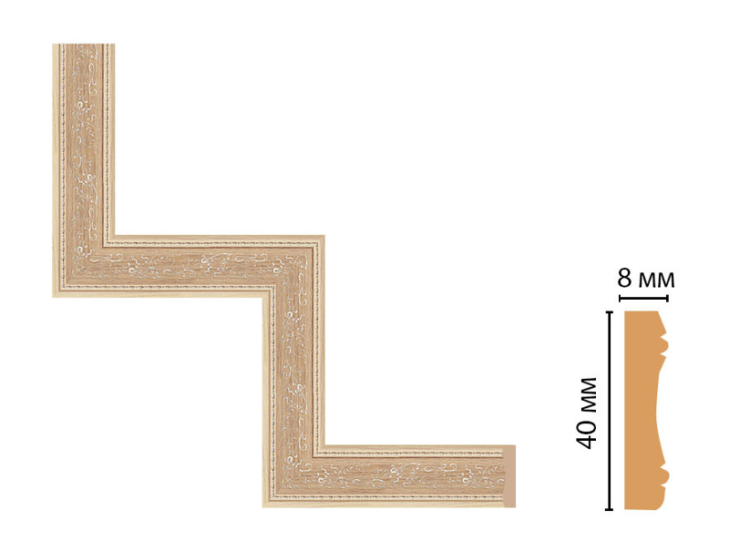 Декоративный угловой элемент Decomaster 188-1-11