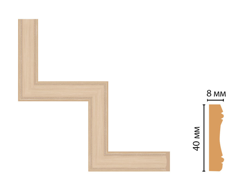 Декоративный угловой элемент Decomaster 187-1-11