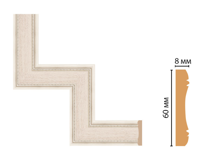 Декоративный угловой элемент Decomaster 185-1-13