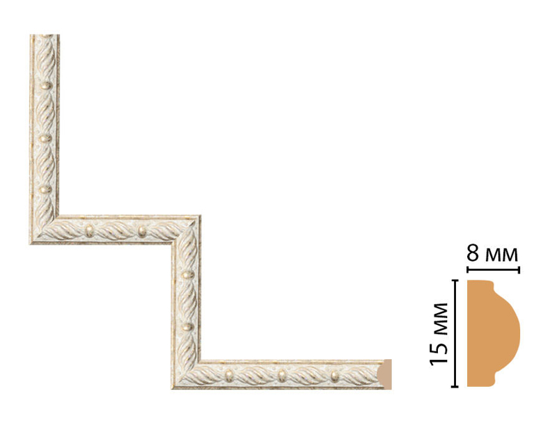 Декоративный угловой элемент Decomaster 130-1-18