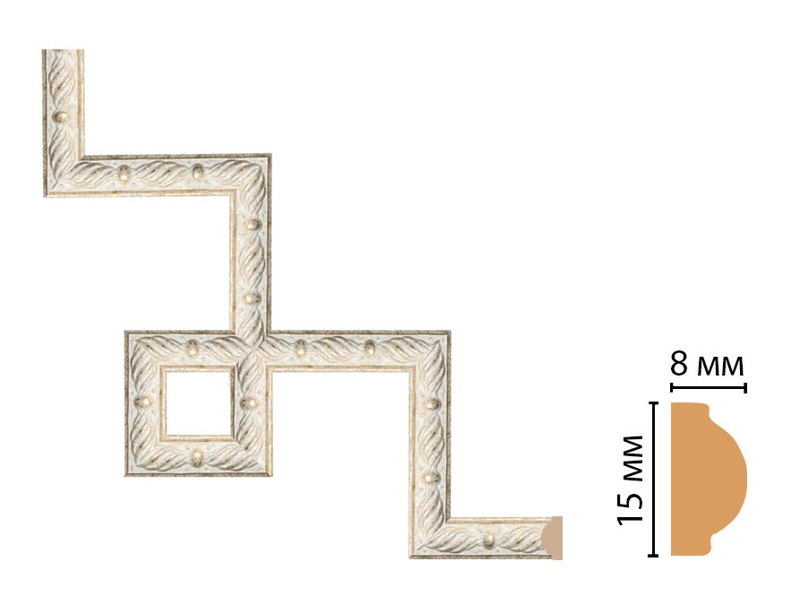 Декоративный угловой элемент Decomaster 130-3-18