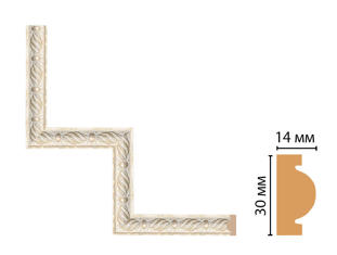 Декоративный угловой элемент Decomaster 157-1-18