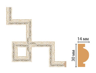 Декоративный угловой элемент Decomaster 157-3-18