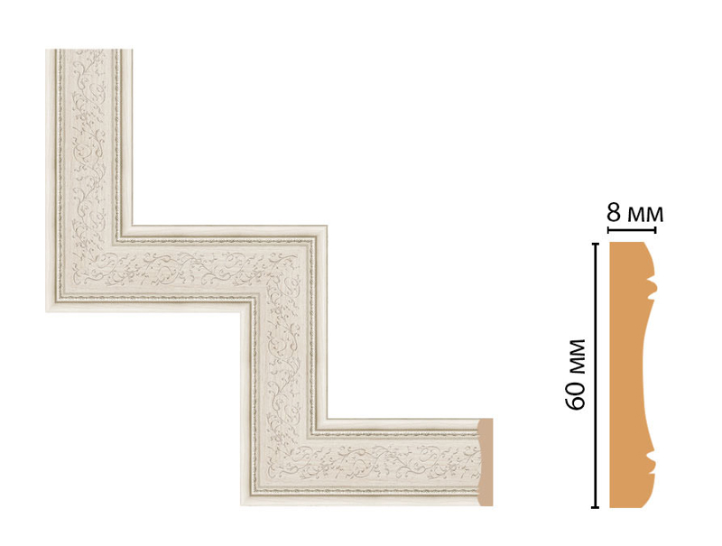 Декоративный угловой элемент Decomaster 186-1-14