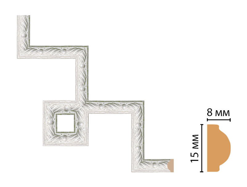 Декоративный угловой элемент Decomaster 130-3-20