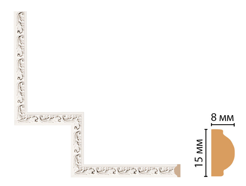 Декоративный угловой элемент Decomaster 130-1-60