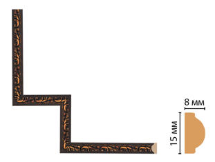 Декоративный угловой элемент Decomaster 130-1-966
