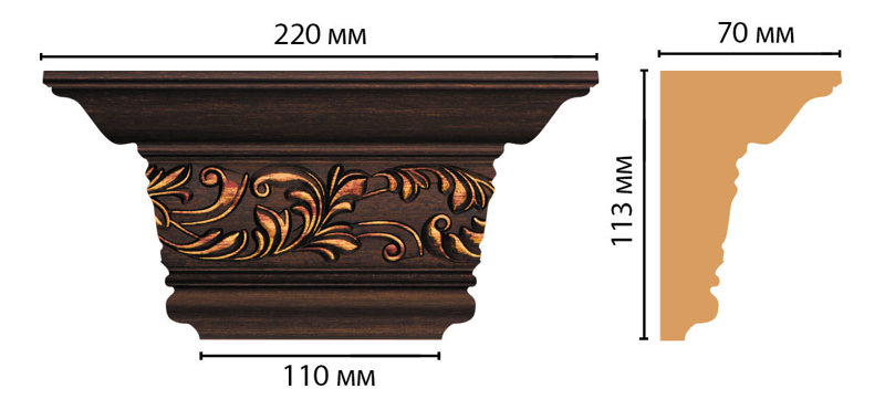 Капитель Decomaster D203-966