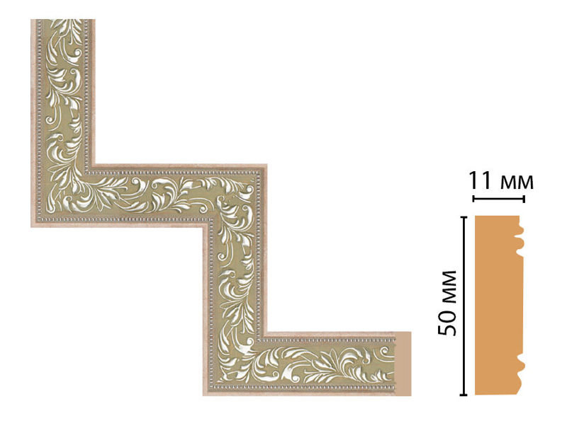 Декоративный угловой элемент Decomaster 156-1-59