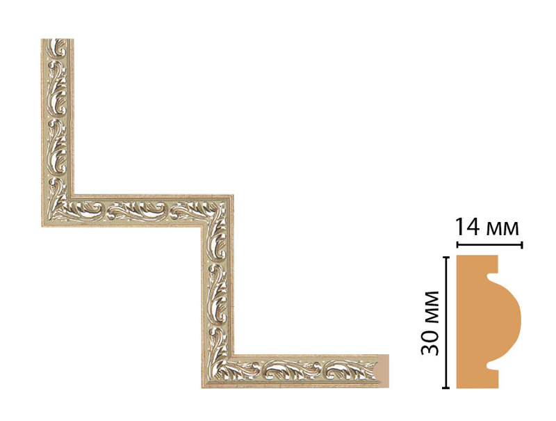 Декоративный угловой элемент Decomaster 157-1-59