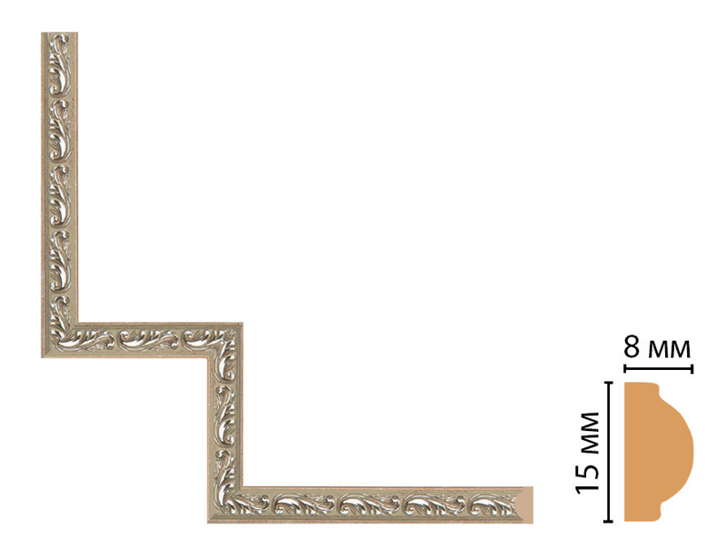 Декоративный угловой элемент Decomaster 130-1-59