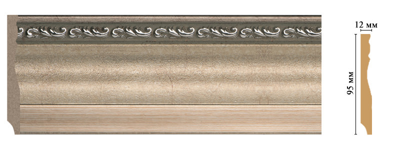 Плинтус напольный Decomaster 153-59