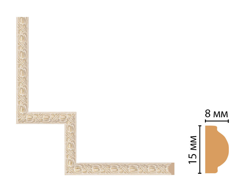 Декоративный угловой элемент Decomaster 130C-1-18D