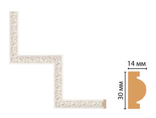 Декоративный угловой элемент Decomaster 157-1-19D
