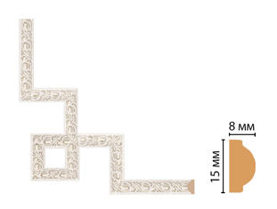 Декоративный угловой элемент Decomaster 130C-3-19D