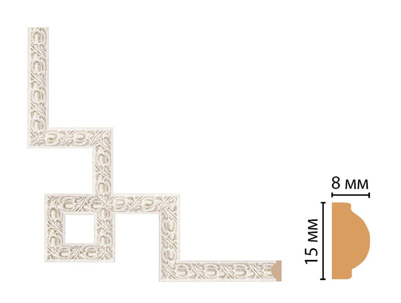 Декоративный угловой элемент Decomaster 130C-3-19D