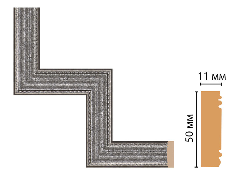 Декоративный угловой элемент Decomaster 156-1-44