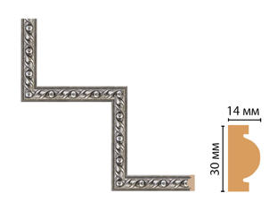 Декоративный угловой элемент Decomaster 157-1-44