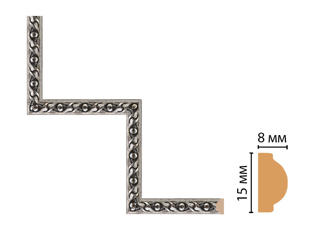 Декоративный угловой элемент Decomaster 130-1-44