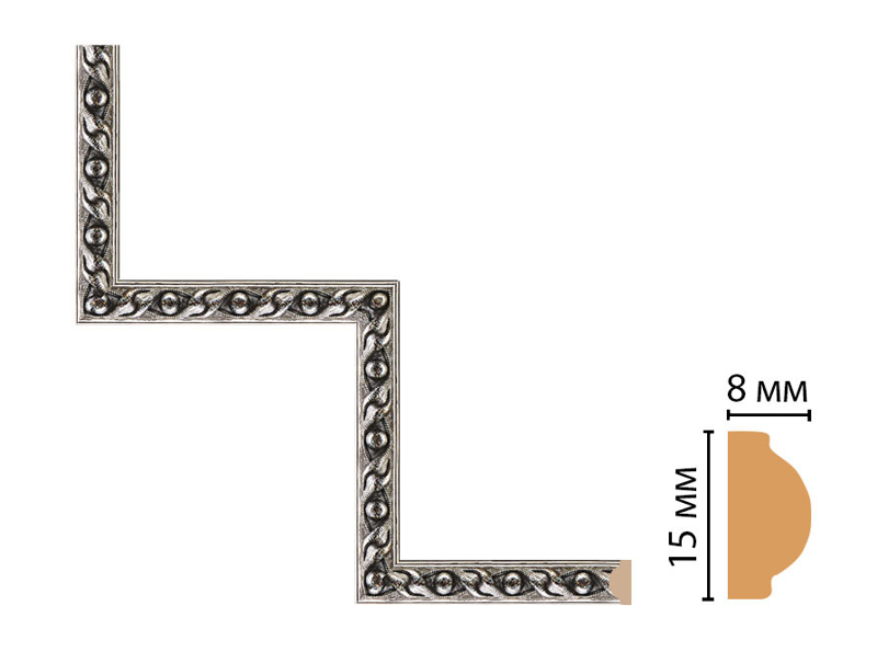Декоративный угловой элемент Decomaster 130-1-44