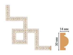 Декоративный угловой элемент Decomaster 157-3-41