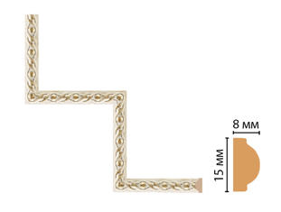 Декоративный угловой элемент Decomaster 130-1-41