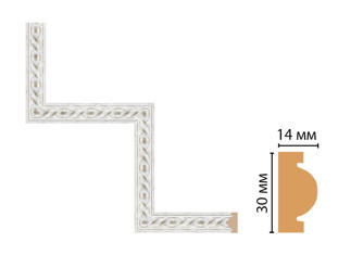Декоративный угловой элемент Decomaster 157-1-42