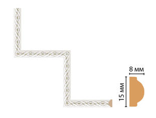 Декоративный угловой элемент Decomaster 130-1-42