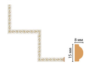 Декоративный угловой элемент Decomaster 130-1-40