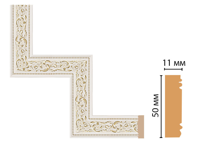 Декоративный угловой элемент Decomaster 156-1-54