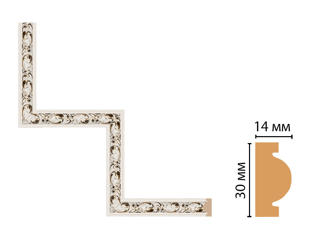 Декоративный угловой элемент Decomaster 157-1-54
