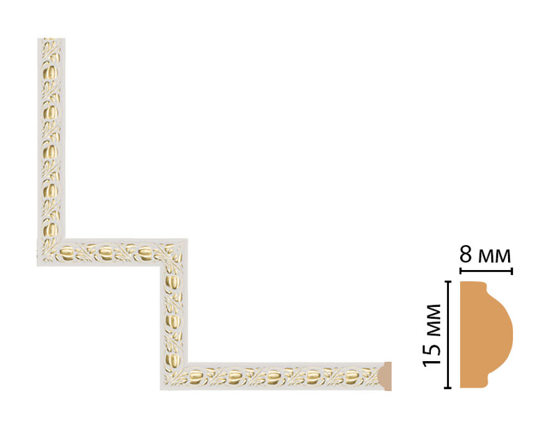 Декоративный угловой элемент Decomaster 130C-1-54