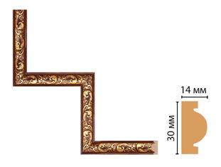 Декоративный угловой элемент Decomaster 157-1-1084