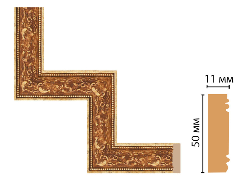Декоративный угловой элемент Decomaster 156-1-552