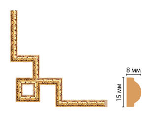 Декоративный угловой элемент Decomaster 130C-3-683