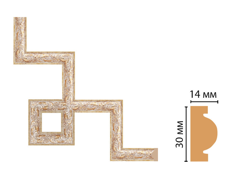 Декоративный угловой элемент Decomaster 157-3-553