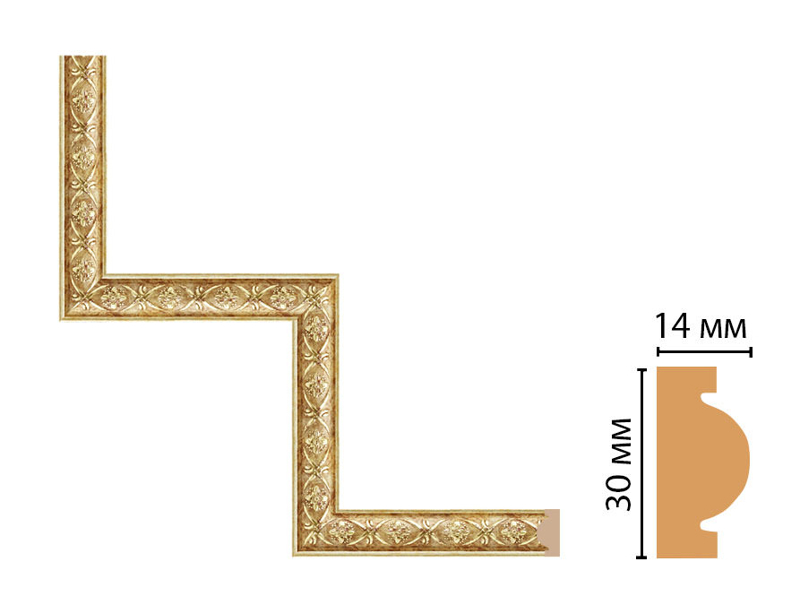 Декоративный угловой элемент Decomaster 157-1-933