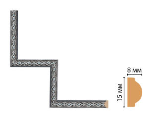 Декоративный угловой элемент Decomaster 130-1-55