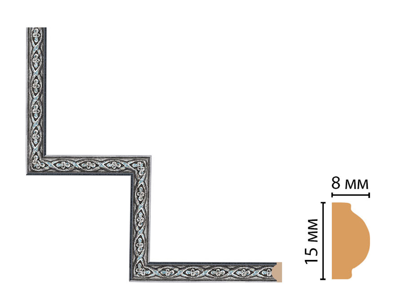 Декоративный угловой элемент Decomaster 130-1-55