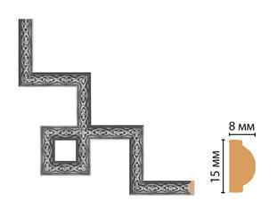 Декоративный угловой элемент Decomaster 130-3-55