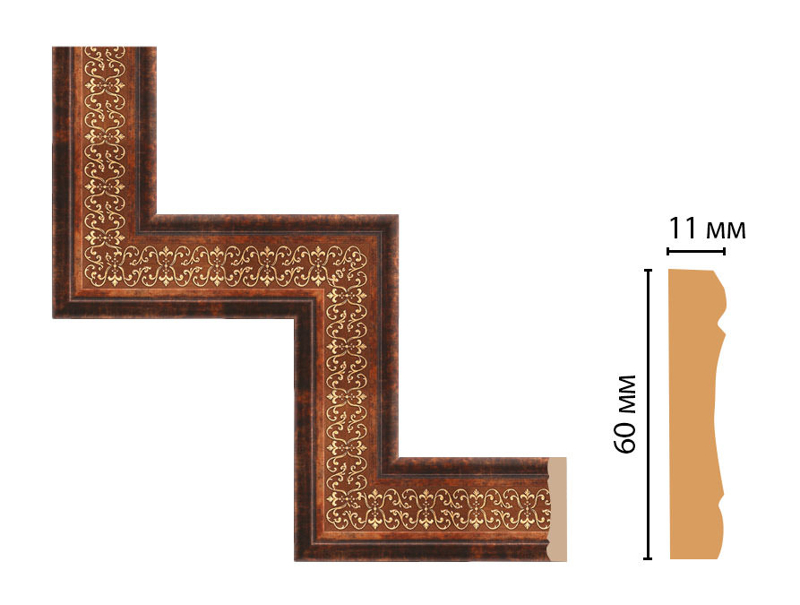Декоративный угловой элемент Decomaster 164-1-767