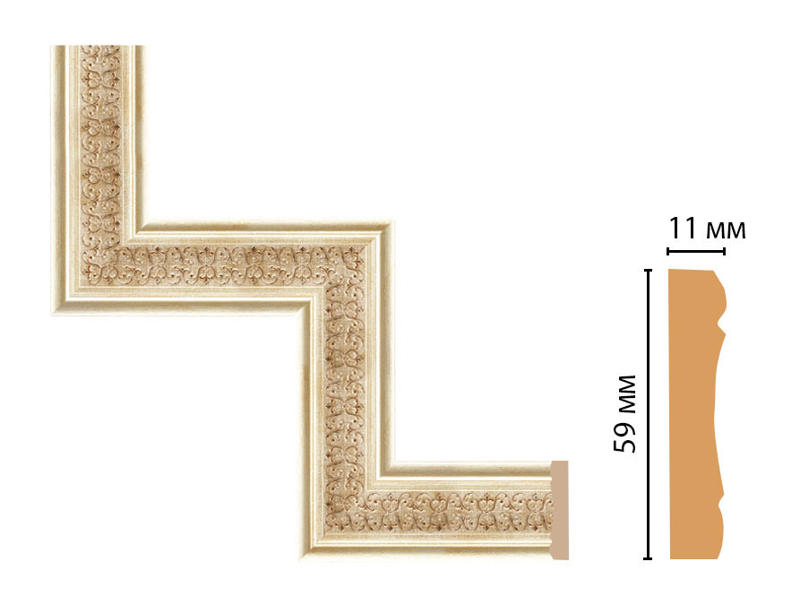 Декоративный угловой элемент Decomaster 164-1-281