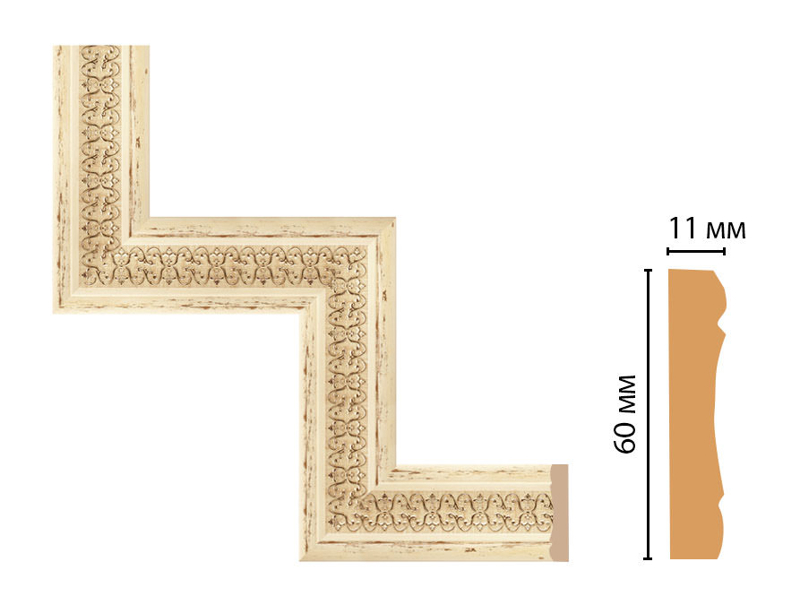 Декоративный угловой элемент Decomaster 164-1-1028