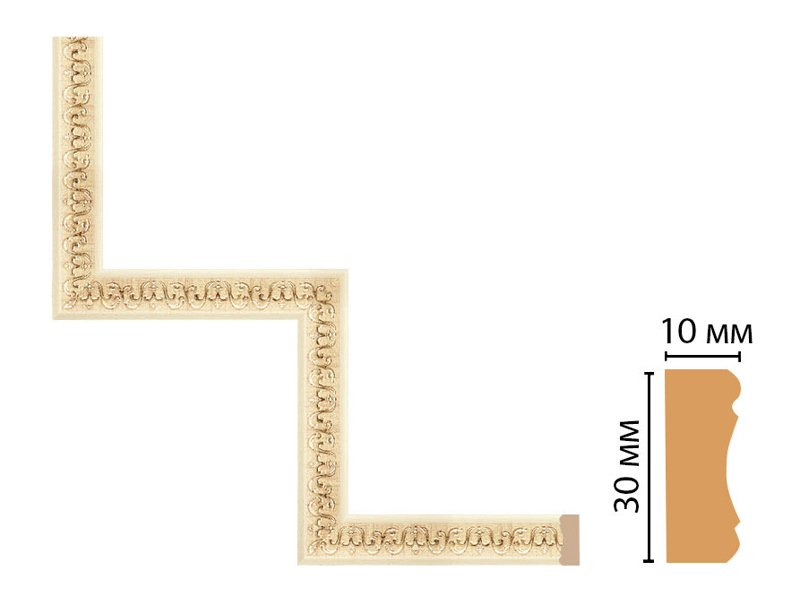 Декоративный угловой элемент Decomaster 165-1-1028