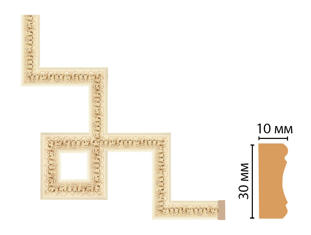 Декоративный угловой элемент Decomaster 165-3-1028