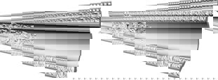 Плинтус потолочный Glanzepol GP-81