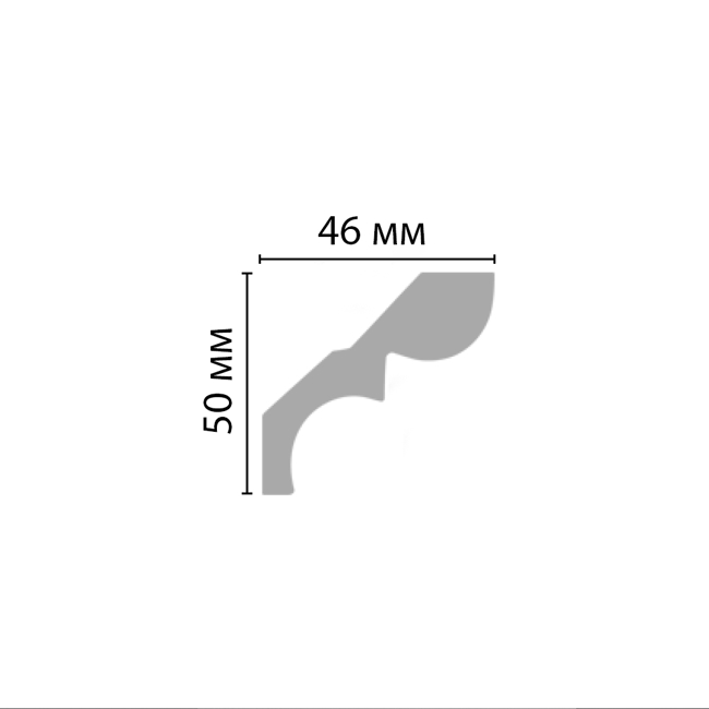 Плинтус потолочный Decomaster 96669 Плинтус потолочный Decomaster 96669