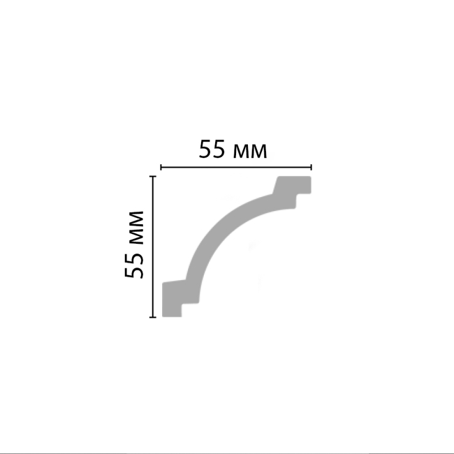 Плинтус потолочный Decomaster 96516